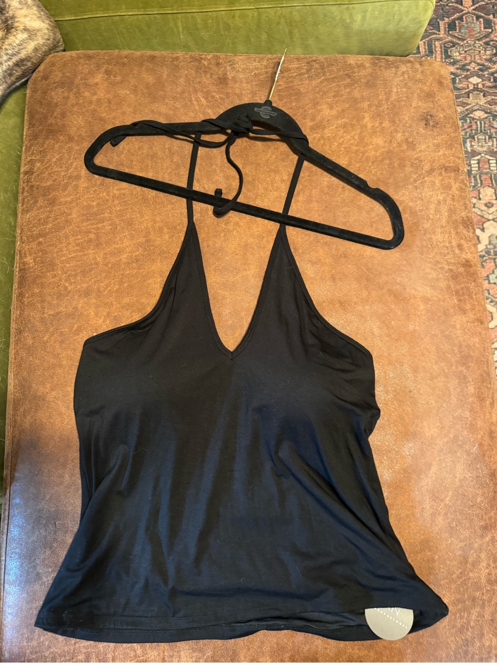Klassy Network Halter V-Neck Women's Tank Top